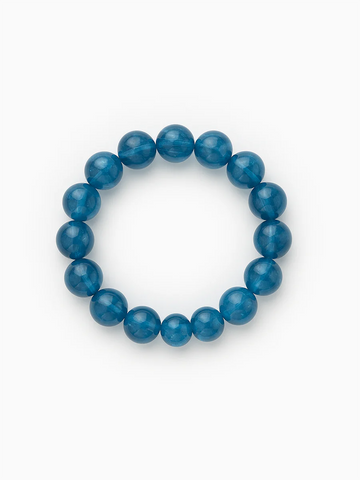 Deep Sea Gaze - Verzaubertes azurblaues Saphirarmband