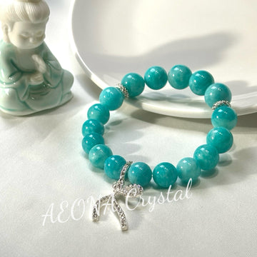 Bracelet à sept cristaux avec signification symbolique