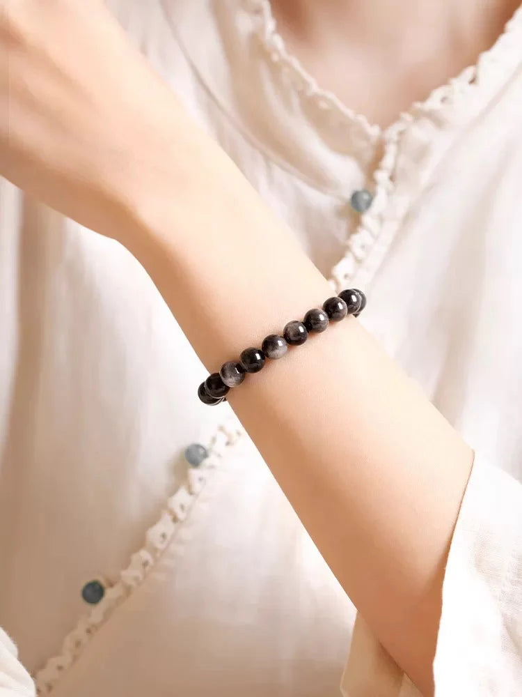 Obsidian Essence | Matte Black Obsidian Energy Bracelet